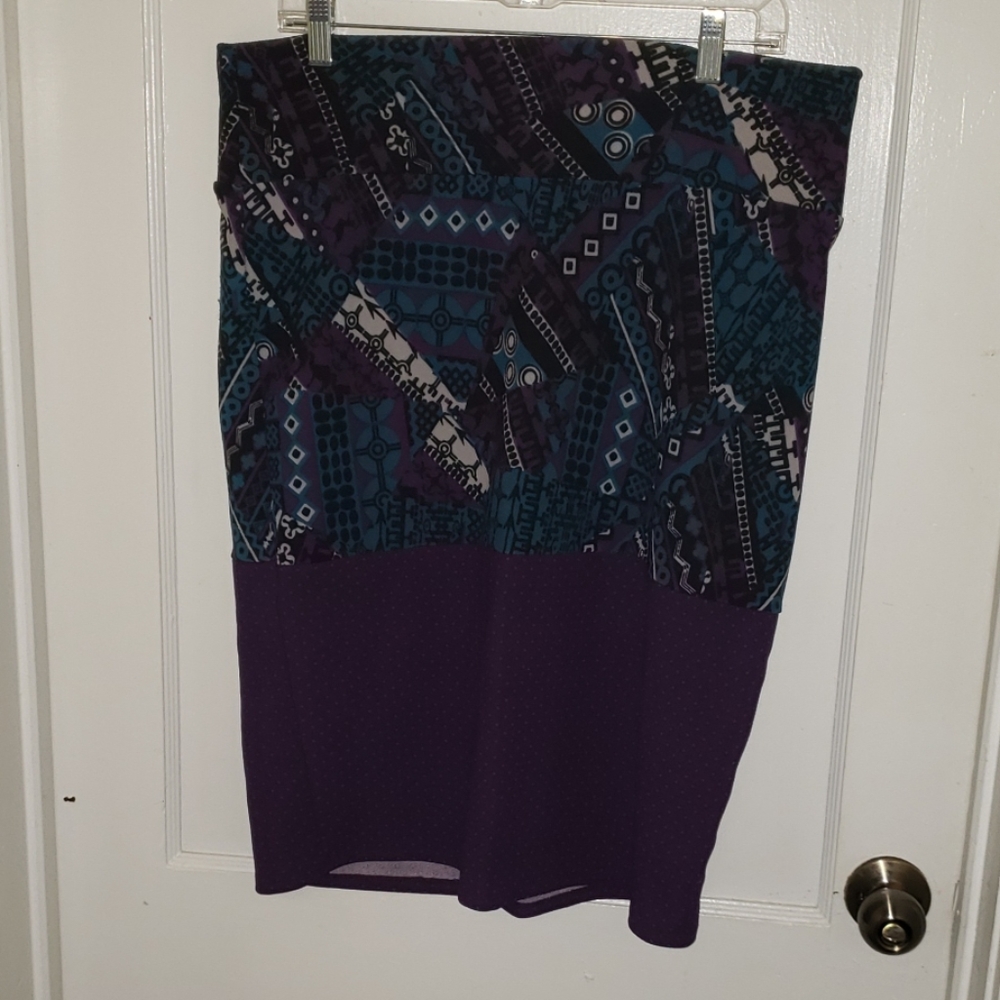 LuLaRoe Cassie Pencil Skirt 2XL